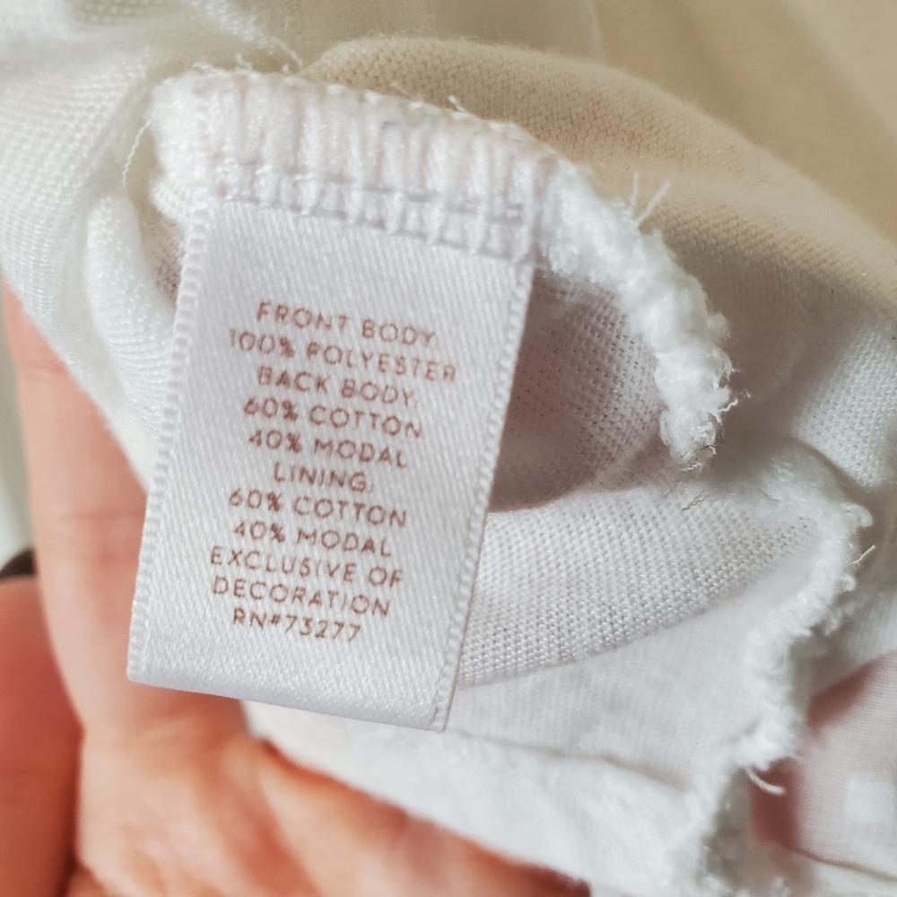 Lauren Conrad white patterned top - Picture 5 of 5